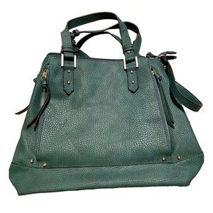 ❌sold❌Maurices Large hunter Green Shoulder Purse Handbag Gold Hardware NWOT
